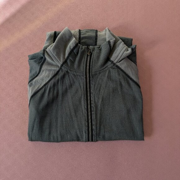 Smartwool 1/2 Zip Base Layer Pullover – Men’s Size S (Gray, 100% Merino Wool) - Picture 5 of 5